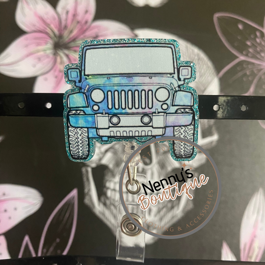 Blue Jeep